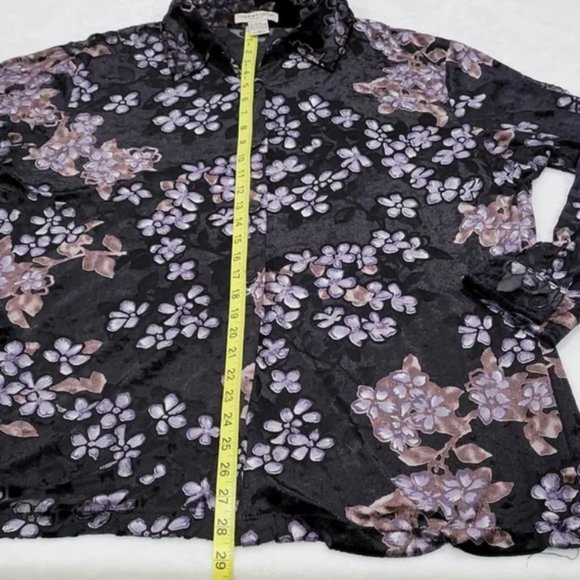 EUC Notations Button Up Blouse size 2X - Picture 9 of 10